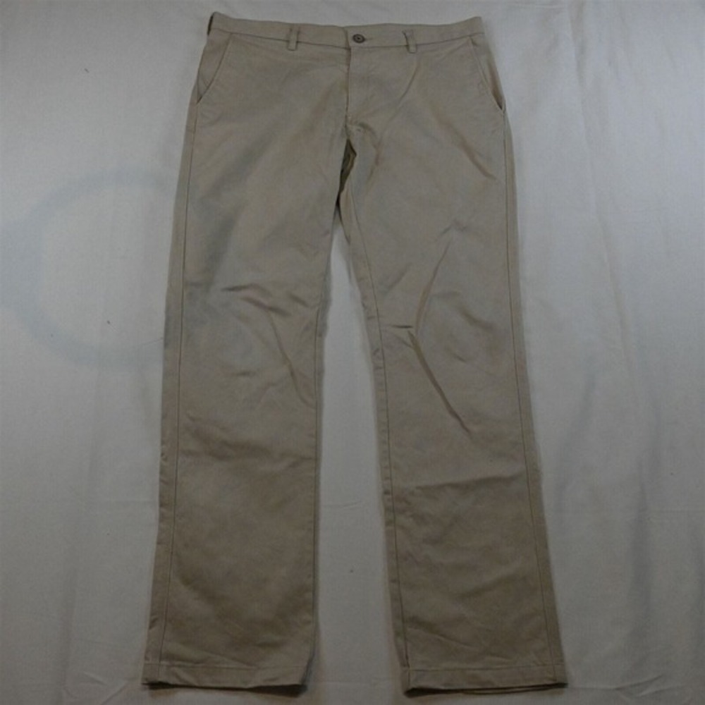 Louis Philippe 36‎ x 32 Khaki Straight Chino Pants